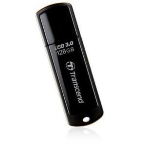 Transcend Pen Disk 128Gb, Usb3.1, Pen Drive, Classic, Black