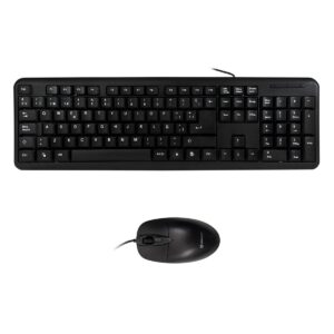 UNYKAch 50535 tastiera Mouse incluso USB QWERTY Spagnolo Nero