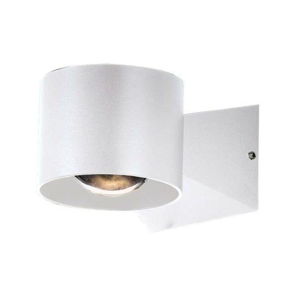 V-TAC 5W LED WALL LIGHT 3000K WHITE BODY IP65