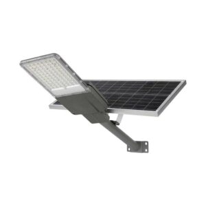 V-TAC Armatura Stradale Chip Bridgelux con Pannello Solare 20W Colore Grigio 4000K IP65