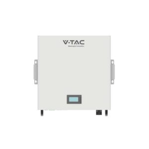 V-TAC Batteria di Accumulo 5.12kWh al Litio da Muro BMS Integrato per Inverter Fotovoltaici (51.2V 100Ah)