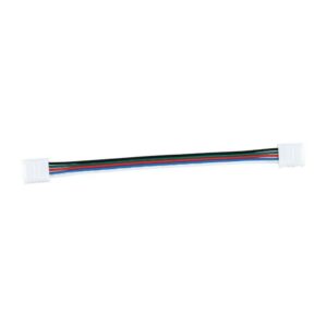 V-TAC Connettore Flessibile per Strip LED SMD5050multicolore RGB+W con 2 Clip a 5 Pin