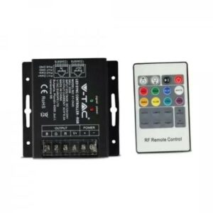 V-TAC Controller per Strip LED RGB Dimmerabile Porta RJ45 con Telecomando 25 Tasti