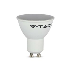 V-TAC Faretto LED GU10 SMD 4,5W 110° Copertura Satinata 4000K