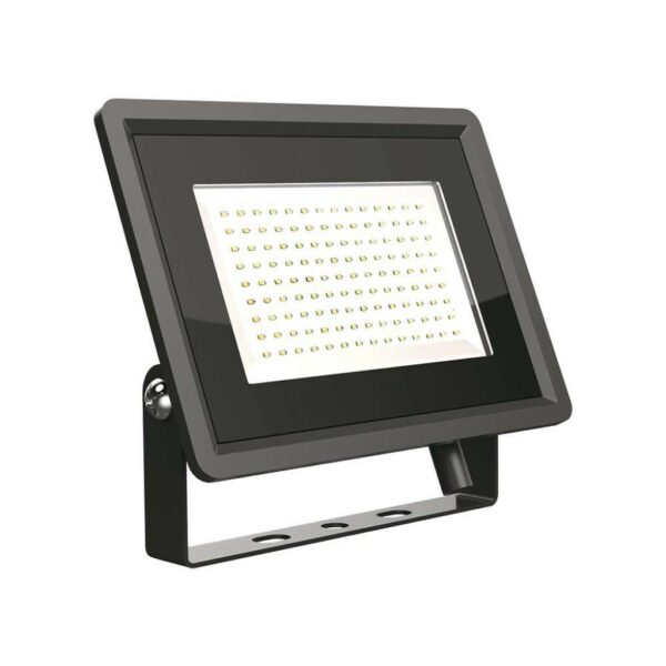 V-TAC Faro LED SMD 100W F-Series Colore Nero 6400K IP65