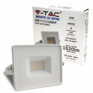 V-TAC Faro LED SMD 20W E-Series G2 Colore Bianco 4000K IP65