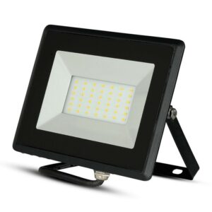 V-TAC Faro LED SMD 30W E-Series Colore Nero 4000K IP65