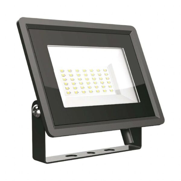 V-TAC Faro LED SMD 30W F-Series Colore Nero 4000K IP65