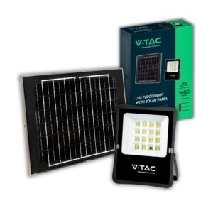 V-TAC Faro LED con Telecomando e Pannello Solare 15W 4000K