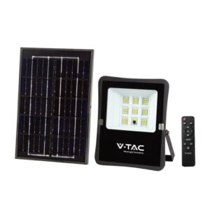 V-TAC Faro LED con Telecomando e Pannello Solare 6W 4000K