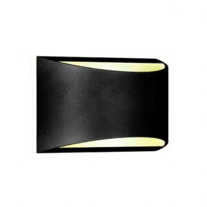 V-TAC Lampada LED Chip Bridgelux da Muro 10W Doppio Fascio Luminoso Colore Nero 4000K IP54