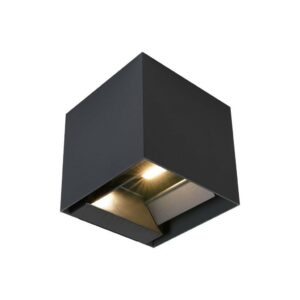 V-TAC Lampada LED da Giardino con Pannello solare e Sensore 9W Colore Nero 150*153*150mm 4000K IP65