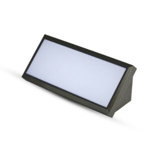 V-TAC Lampada LED da Muro Angolare 12W Colore Nero 3000K IP65