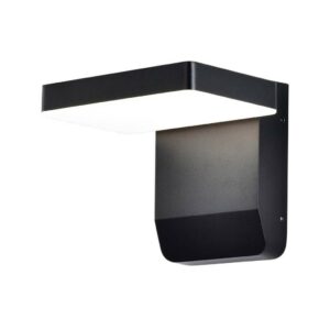 V-TAC Lampada LED da Muro Quadrata 17W 150LM/W Colore Nero 3000K IP65