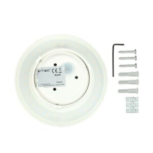 V-TAC Lampada LED da Muro Rotonda 8W 160LM/W Colore Bianco 4000K IP65