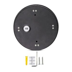 V-TAC Lampada LED da Muro Rotondo 4W 110LM/W Colore Nero 3000K IP65