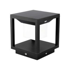 V-TAC Lampada Solare LED da terra 2W Quadrata con Sensore di Movimento Colore Nero 3000K IP65