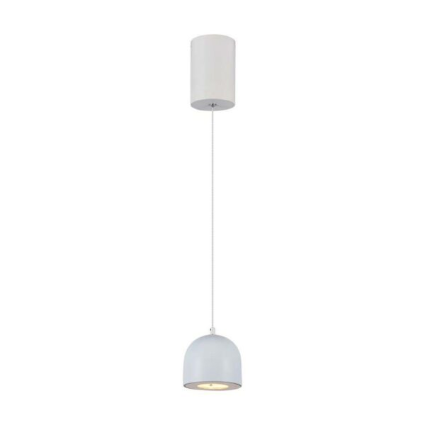 V-TAC Lampadario LED a Cilindro in Metallo 8.5W 10*162cm Colore Bianco 3000K