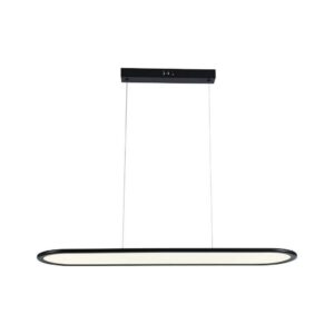 V-TAC Lampadario LED a Sospensione 24W 80*100Cm Colore Nero 4000K