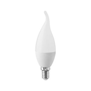 V-TAC Lampadina LED E14 3.7W Candela a Fiamma 2700K