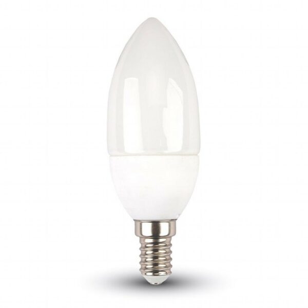 V-TAC Lampadina LED E14 3,5W a Candela con Telecomando RGB + 6400K