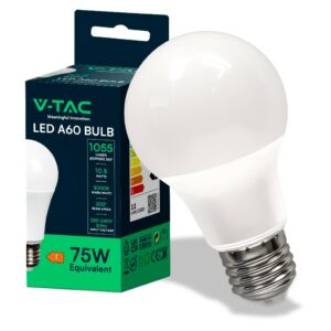 V-TAC Lampadina LED E27 10.5W A60 3000K