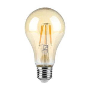 V-TAC Lampadina LED E27 10W A67 Filamento Ambrato 2200K