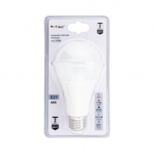 V-TAC Lampadina LED E27 17W A65 4000K (Blister 1 Pezzo)