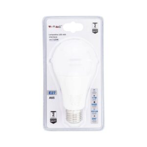 V-TAC Lampadina LED E27 17W A65 6400K (Blister 1 Pezzo)