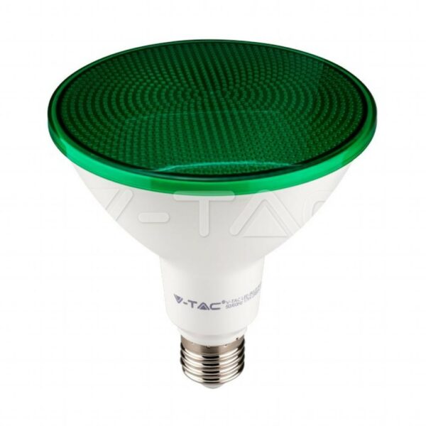 V-TAC Lampadina LED E27 17W PAR38 Colore Verde IP65