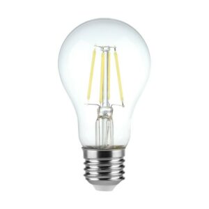 V-TAC Lampadina LED E27 4W 100LM/W A60 Filamento 6500K