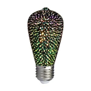 V-TAC Lampadina LED E27 5W ST64 Filamento 3D 3000K