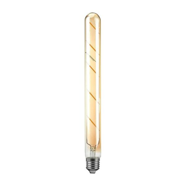 V-TAC Lampadina LED E27 5W T30 Filamento Ambrato 2200K