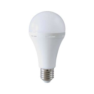 V-TAC Lampadina LED Utilizzabile Come Torcia E27 12W A80 con Batteria da 4.5h 4000K