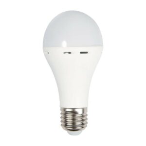 V-TAC Lampadina LED Utilizzabile Come Torcia E27 9W A70 con Batteria da 3h 4000K