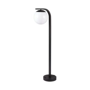 V-TAC Lampione LED da Giardino con Portalampada a Lanterna E27 Colore Nero Opaco h: 105cm IP44