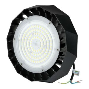 V-TAC PRO Campana Industriale LED Chip Samsung 100W 120LM/W UFO con Driver Samsung Colore Nero 90° 4000K IP65 Dimmerabile ( 1-10V )