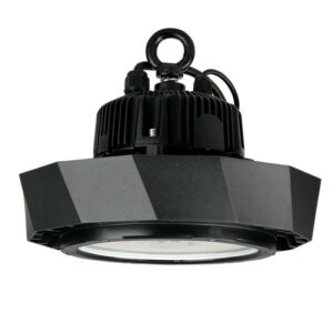 V-TAC PRO Campana Industriale LED Chip Samsung 100W 180LM/W UFO Driver Samsung Colore Nero 120° 6400K IP65 Dimmerabile ( 1-10V )