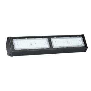 V-TAC PRO Campana Industriale LED Lineare Chip Samsung 100W Colore Nero 4000K IP54