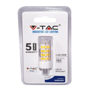 V-TAC PRO Faretto LED Chip Samsung G4 3,2W 4000K (Blister 1 pezzo)