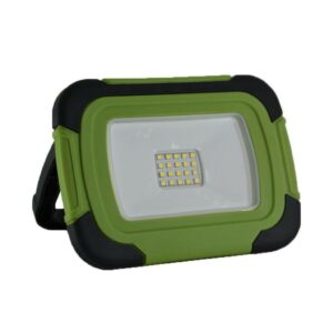 V-TAC PRO Faro LED Chip Samsung 20W Ricaricabile con Sos Flash Colore Nero e Verde 4000K IP44