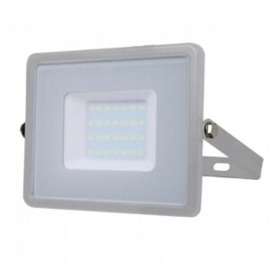 V-TAC PRO Faro LED SMD Chip Samsung 30W Colore Grigio 6400K IP65