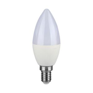 V-TAC PRO Lampadina LED Chip Samsung E14 5,5W C37 a Candela 3000K Dimmerabile