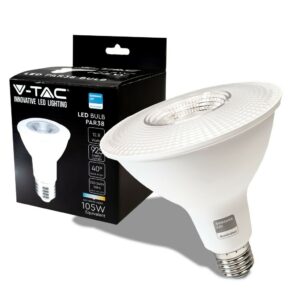 V-TAC PRO Lampadina LED Chip Samsung E27 12,8W PAR38 4000K