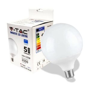 V-TAC PRO Lampadina LED Chip Samsung E27 18W G120 6400K