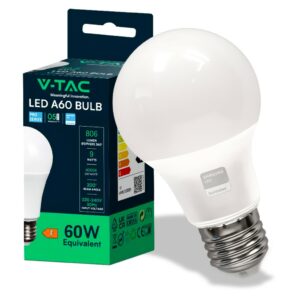 V-TAC PRO Lampadina LED Chip Samsung E27 9W A60 4000K