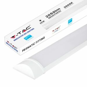 V-TAC PRO Plafoniera LED Chip Samsung Prismatica 20W 100LM/W 60cm 3000K IP20