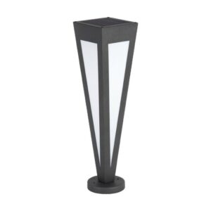 V-TAC Piantana Solare LED da Giardino 2W 635cm con Telecomando Colore Nero 3000K IP65