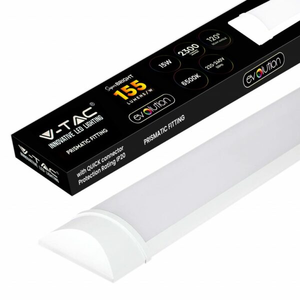 V-TAC Plafoniera LED Prismatica 15W 150LM/W 60cm 6500K