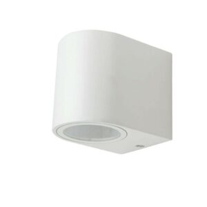 V-TAC Portafaretto LED da Muro Rotondo GU10 (Max 35W) Colore Bianco IP44